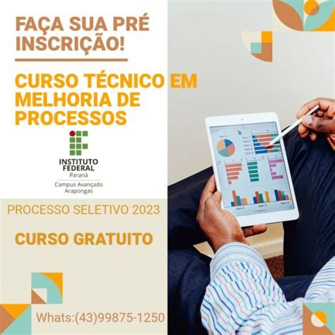 Arapongas IFPR abre inscrições para curso técnico gratuito confira CGN