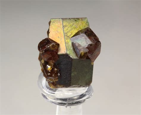 Quebul Fine Minerals Iridescent Rainbow Garnet Var Andradite