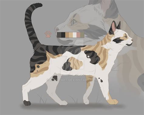 Calico Warrior Cat Adopt (Open) by NE0NZART on DeviantArt