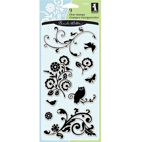 Inkadinkado Flourishes Clear Stamp 97618 HNDMD