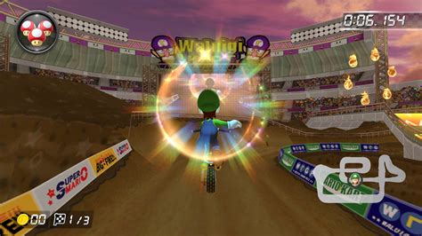 Gcn Waluigi Stadium Over Ds Wario Stadium Mario Kart Deluxe Mods