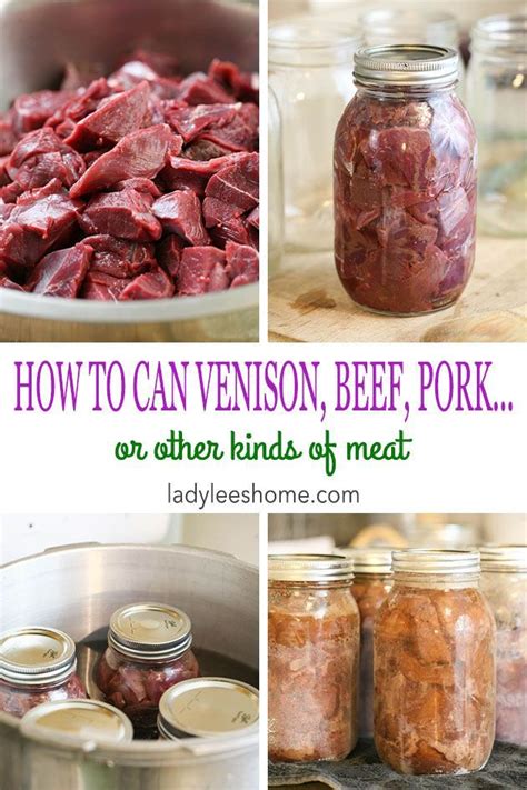 Canned Venison Canned Meats Venison Meat Venison Recipes Meat