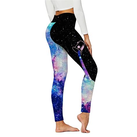 Fsqjgq No Boundaries Yoga Pants Plus Size Womens Printed Yoga Pants