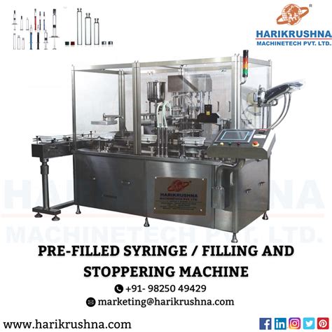 Pre Filled Syringe Filling And Stoppering Machine With Output Speed Up To 100 Pfs Per Minute