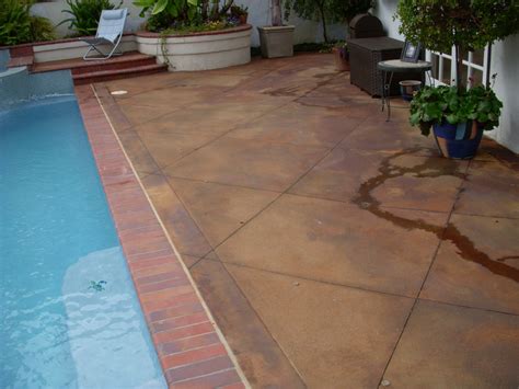 Concrete Color Stain - The Kings Of Concrete Polishing