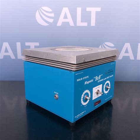 ALT ITEM 28637 Solid State Magnetic 9 X9 Stirrer With Hot Plate Model 4817
