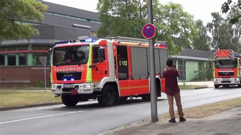 Wachausfahrt ELW1 HLF 20 DLK 23 12 RTW Berufsfeuerwehr Salzgitter