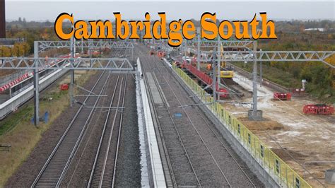 4 Tracks And New Wires Cambridge South Railway Station Construction