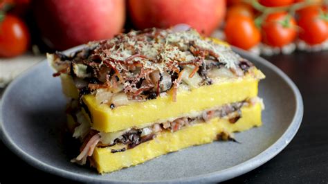 Polenta Con Radicchio Speck E Raspadura Raspadura La Tradizionale