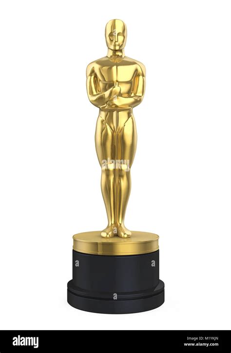 Oscar Statuette Isolated Stock Photo - Alamy