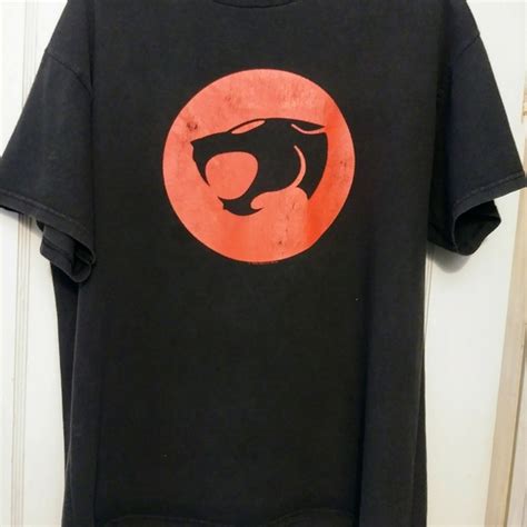 Unknown Shirts Vintage 999 Warner Bros Black Thundercats Logo 198s