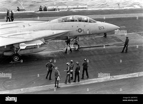 An F Tomcat Aircraft From Fighter Squadron Vf Is Attached