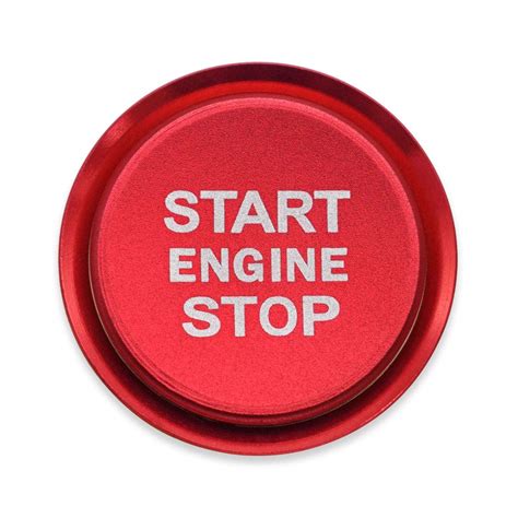 Buy Ceyes Red Engine Start Stop Switch Button Car Push To Start Button