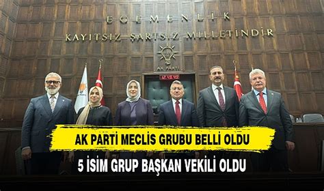 AK Parti Meclis grubu belli oldu GÜNDEM Afyon Türkeli Gazetesi