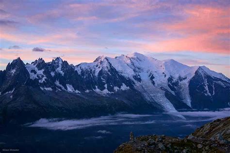 Mont Blanc Sunrise | Chamonix, France | Dave Showalter Nature Photography