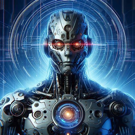 Premium Photo | Illustration scifi futuristic humanoid robot