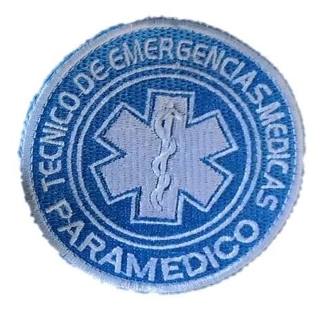 Parche Bordado Paramedico