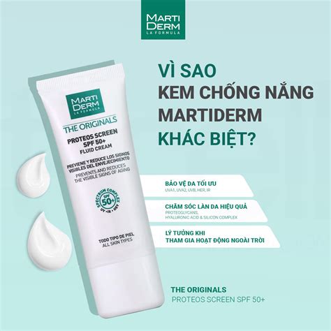 Kem Chống Nắng Phổ Rộng MartiDerm The Originals Proteos Screen SPF50