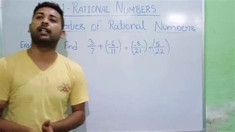 Mathematics Class 8th Ch 1 Rational Numbers Topic Example On Properties Of Rational No Cbse