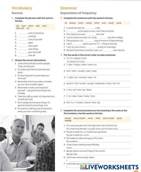 Roadmap A2 1b Workbook Live Worksheets