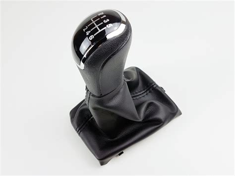 Audi A4 B8 2008 16 6 Speed Manual Gear Shift Knob Gaiter Boot Black