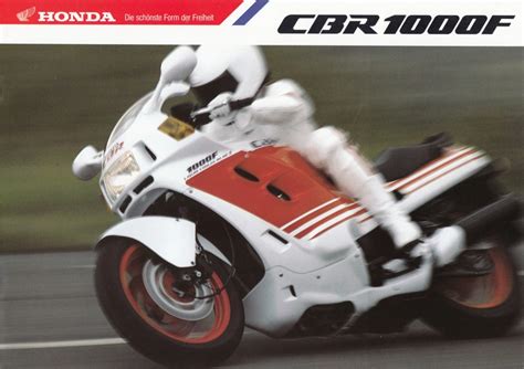 Prospekt Honda Cbr F Prospekt Brochure Seiten Aus