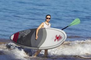 Olivia Wilde in A Bikini Â Paddleboarding in Maui AZNude