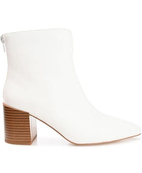 Journee Collection Womens Kayden Block Heel Booties Macys