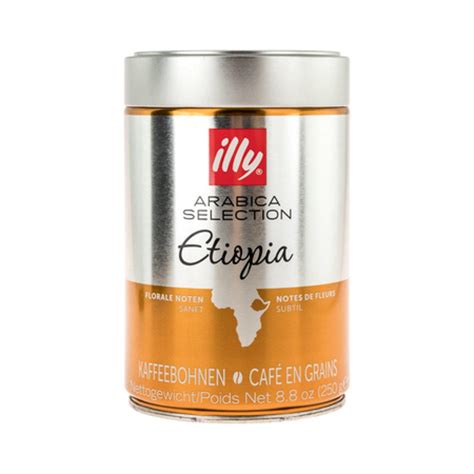 Illy Arabica Selection Etiopia Café Espresso em Grão Lata 250 g Dott pt