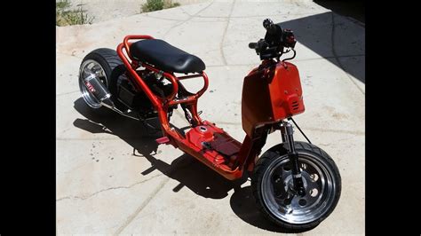 Honda Ruckus Custom Build Youtube