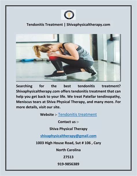 Ppt Tendonitis Treatment Shivaphysicaltherapy Powerpoint Presentation Id 11447320