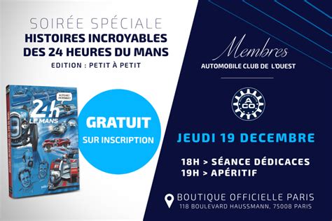 Club Aco Soirée Gratuite De Dédicaces Jeudi 19 Décembre à La Boutique