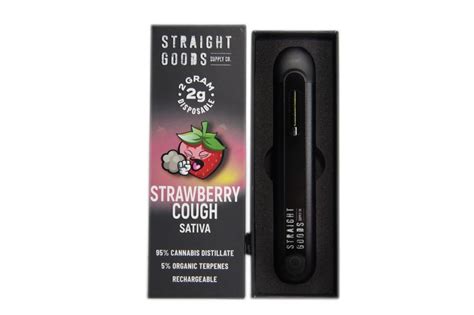 Buy Straight Goods Strawberry Cough 2g Disposable Pen Sativa Online