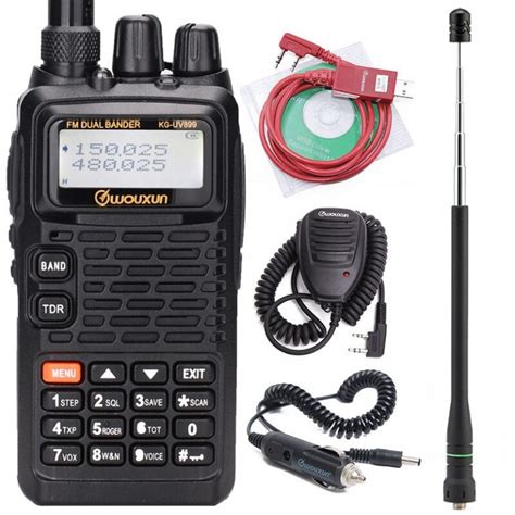 Wouxun Kg Uv Walkie Talkie Vhf Uhf Dual Band Dual Display Two Way