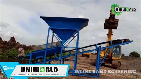 Sand Screening Machine Inline Sand Screening Machine Automatic Sand