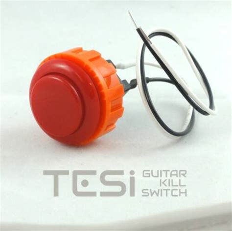 Tesi Dito Screw In Mm Momentary Arcade Push Button Guitar Kill Switch