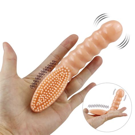 Vibrador De Dedo Para Adultos Juguete Sexual Femenino Cepillo De