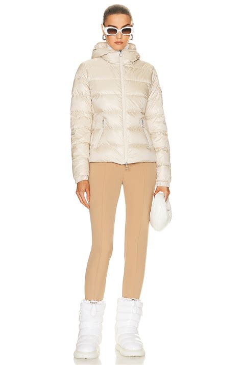 Moncler Gles Jacket In Beige Fwrd