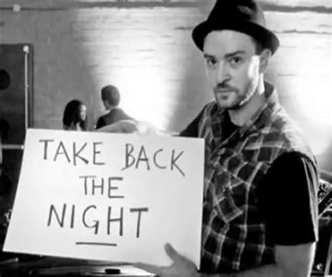 Justin Timberlake Shoots Take Back The Night Video