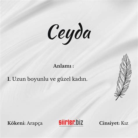 Ceyda İsminin Anlamı Nedir? - Siirler.Biz
