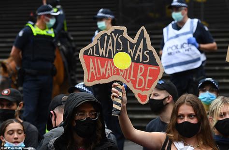 Melbourne's Australia Day protests turn ugly as man is carried out in ...