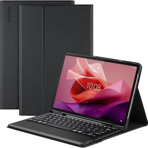 Étui De Clavier Compatible Avec Lenovo Tab P12 2023 12 7 Avec Porte