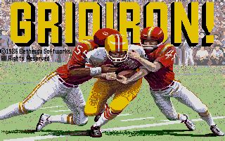 Gridiron! (1986) by Bethesda Softworks Atari ST game