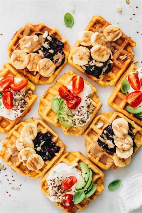 Savory Vegan Pumpkin Waffles – Nutriciously