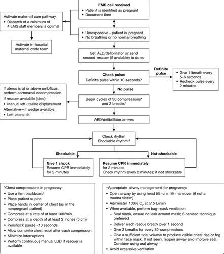 Cardiac Arrest In Pregnancy Circulation