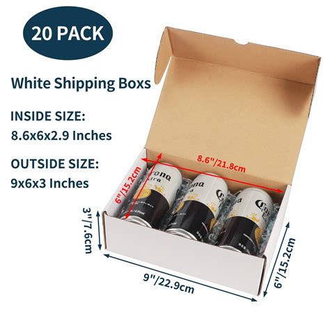 Wiftrey X X Shipping Boxes Pack For Small Business White