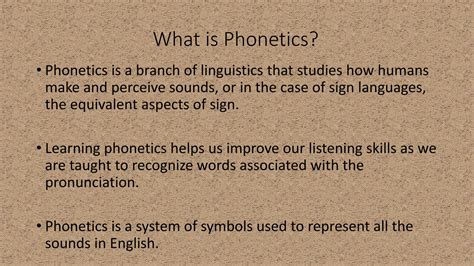 Solution Phonetics Ppt Studypool