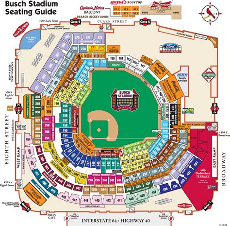 st louis busch stadium seating chart