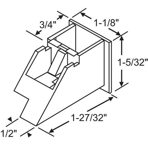 Peco Window Sash Guide A