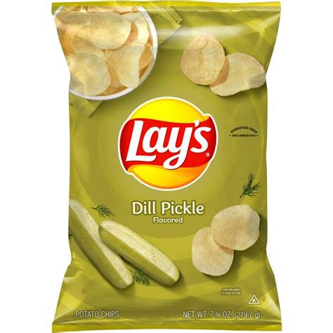 Lay's Dill Pickle Flavored Potato Chips | Hy-Vee Aisles Online Grocery Shopping